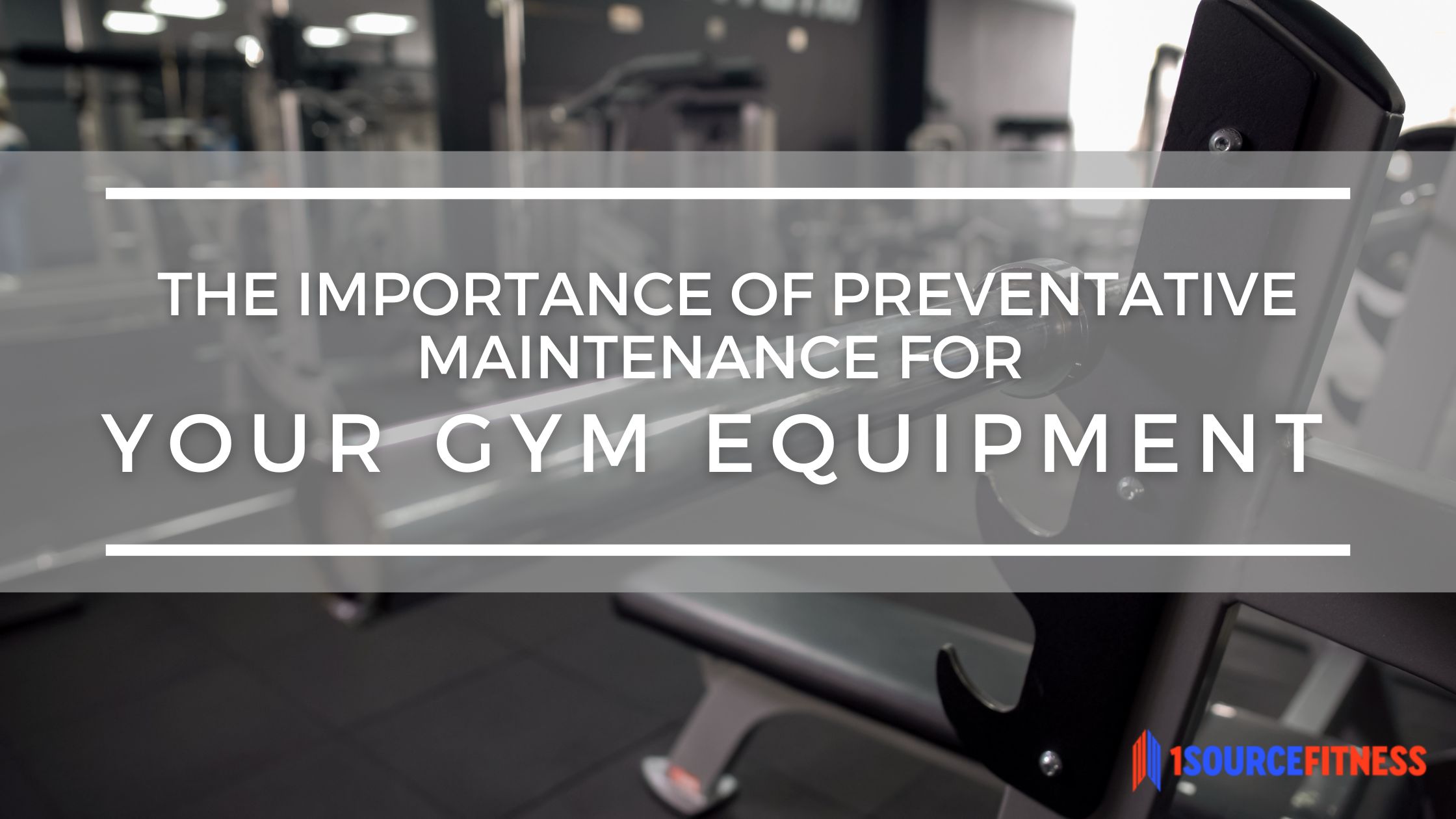 Gym Equipment to maintain